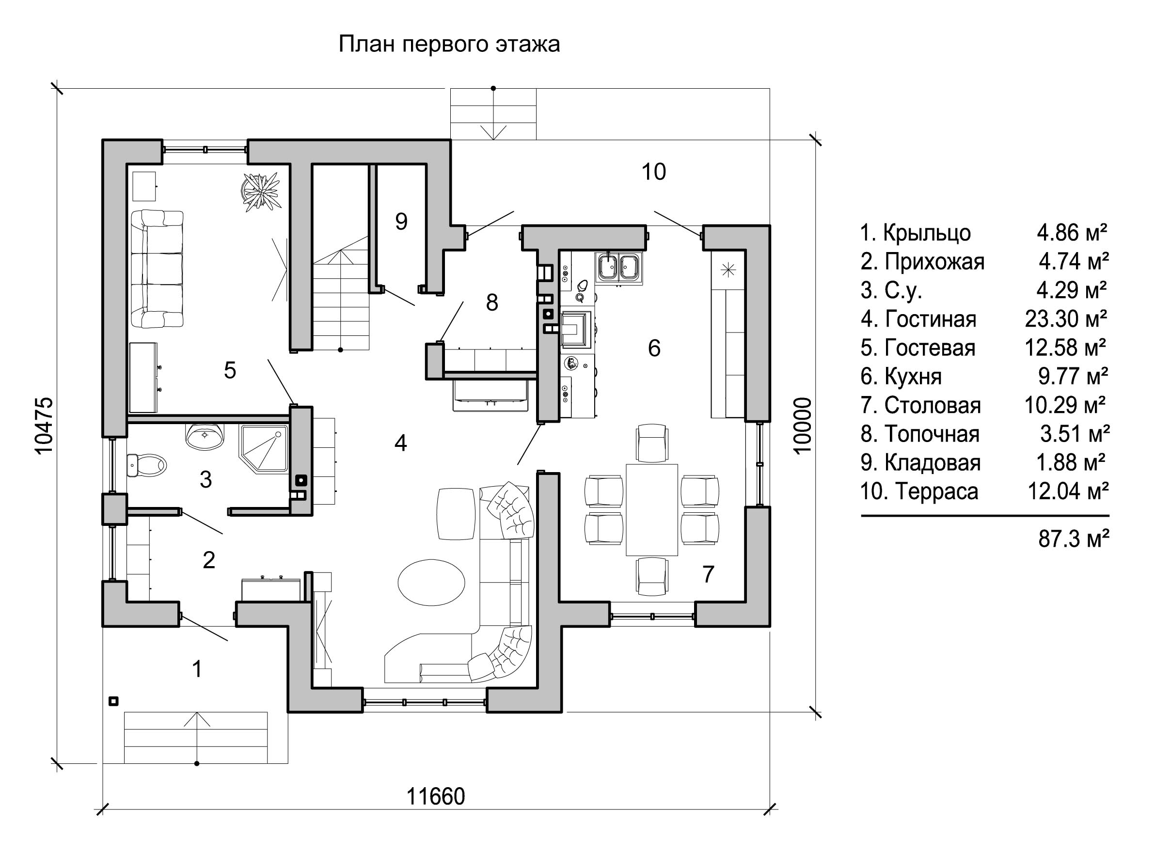 Проект дома «СОФТ 38» в Ижевске. Каталог проектов: цена, фото, описание